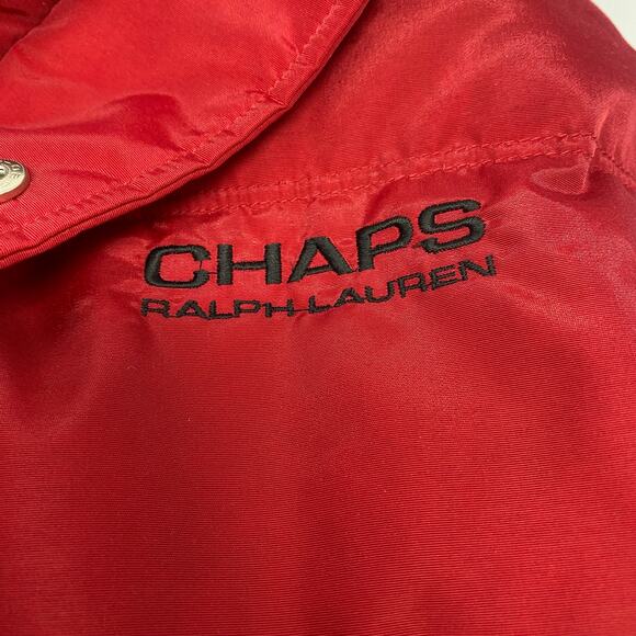 Chaps Ralph Lauren Mens large Reversible Duck Down Puffer Multicolor Vest NWT - Picture 3 of 8
